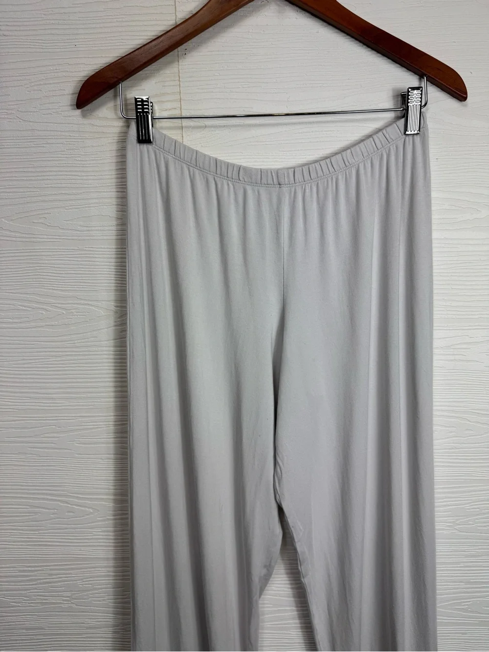 Eberjey White with gold trim Two-Piece Pajama Set Medium